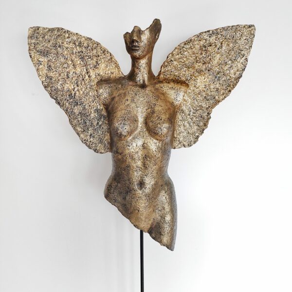 SCULPTURE/LAMP, FLOOR LAMP 190 CM $ 750, SHE WINGS COLLECTION, CATARZYNA SKAPSKA