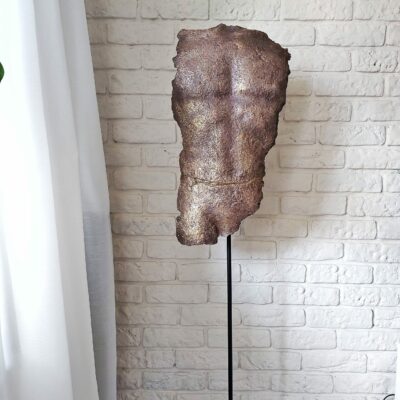 SCULPTURE/LAMP, TABLE LAMP 90 CM $ 450, FLOOR LAMP 180 CM $ 525 WALL LAMP $ 450, TORSO COLLECTION, CATARZYNA SKAPSKA