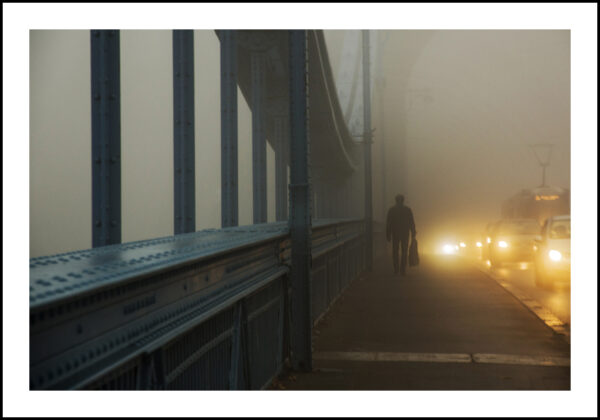 PHOTO THE FOGGY GRUNWALDZKI BRIDGE IN WROCŁAW  FRAME 20 x 30 CM $ 500, MONICA GROBELNA